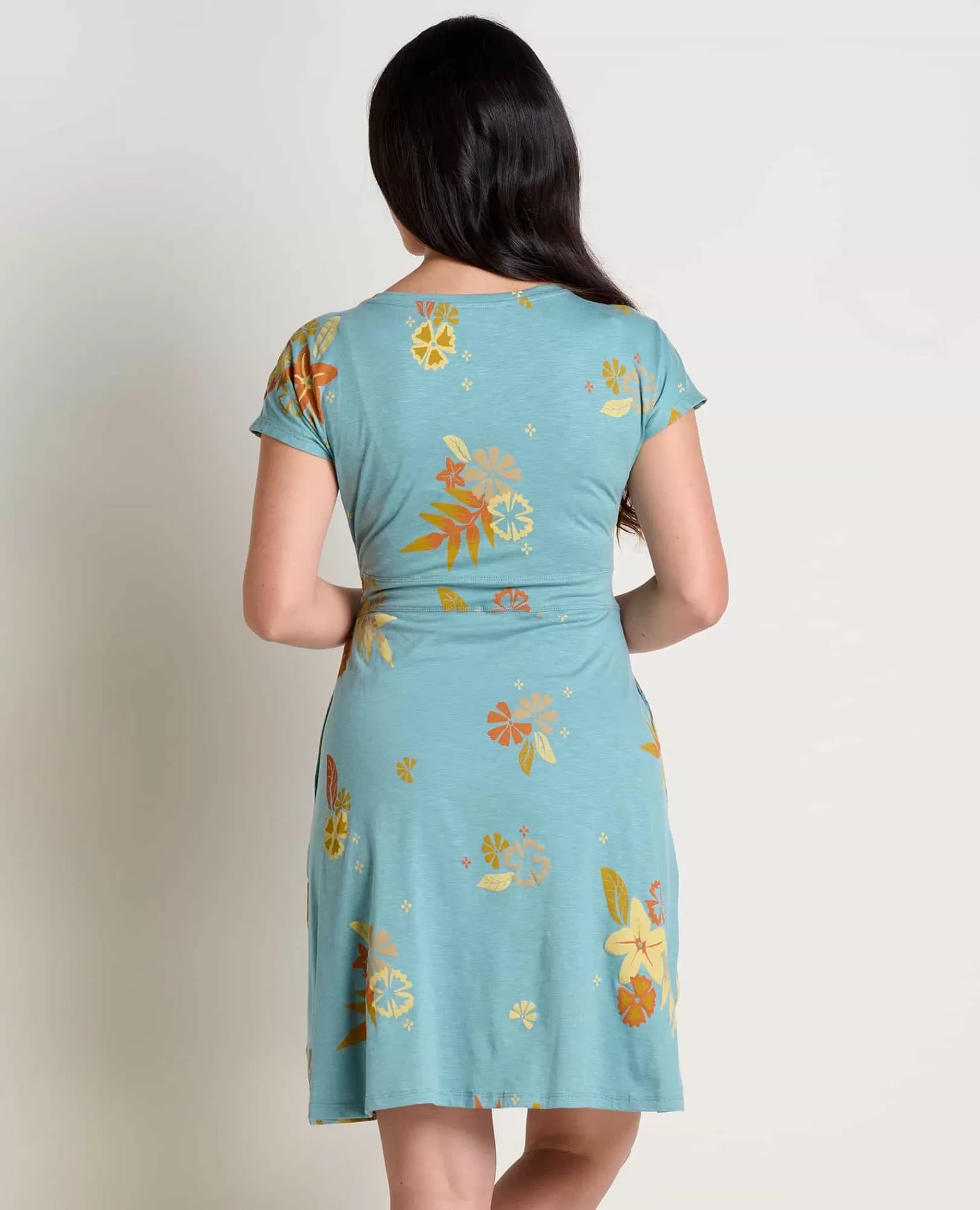 Cue Wrap Short Sleeve Dress