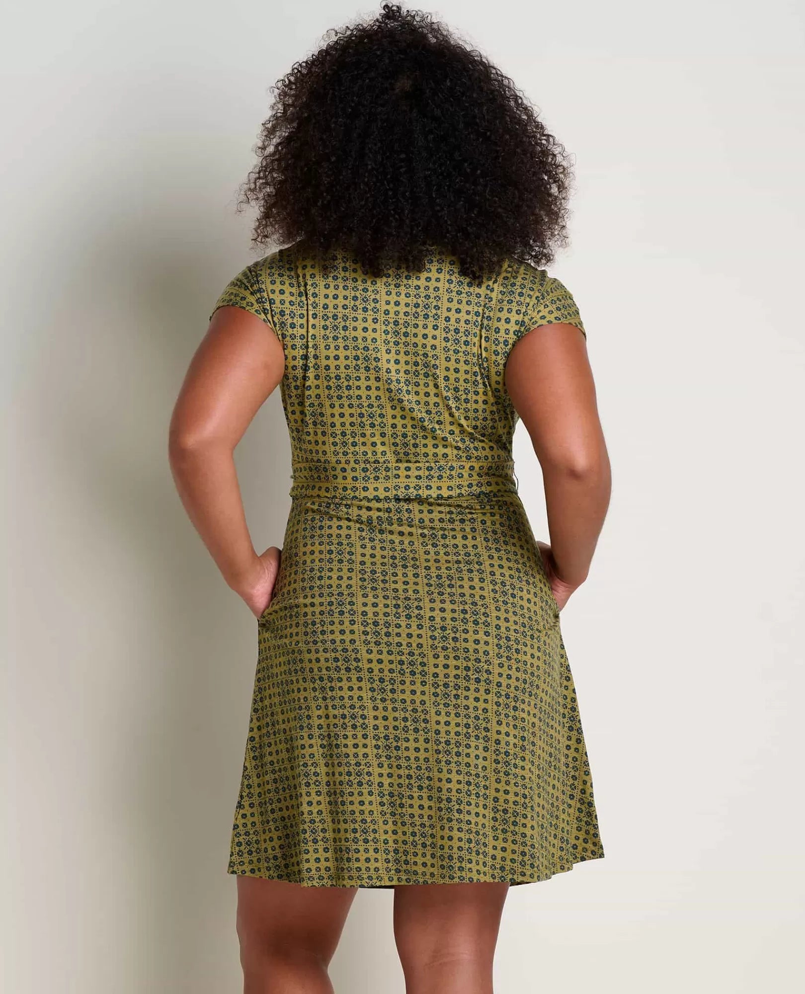 Cue Wrap Short Sleeve Dress