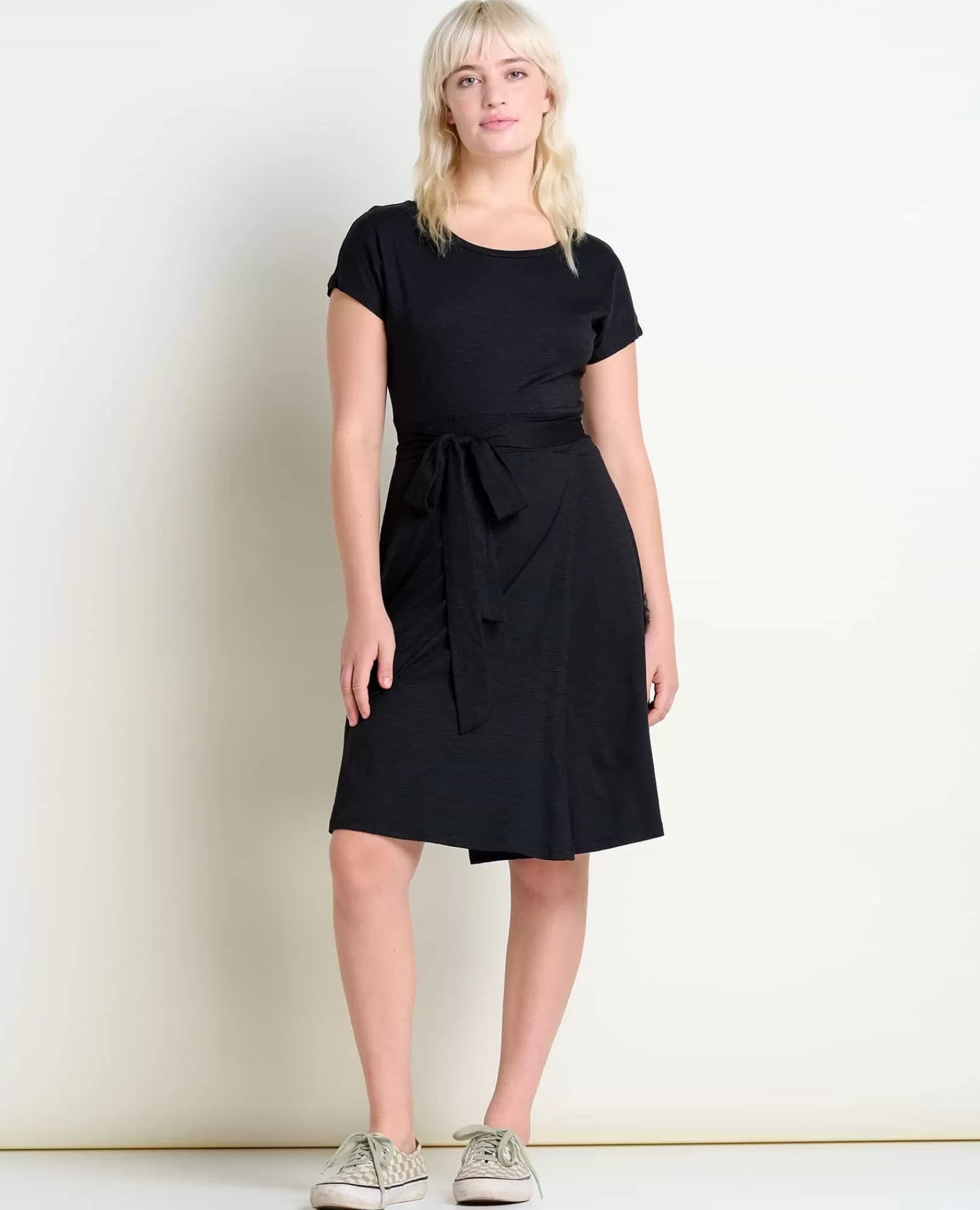 Cue Wrap Short Sleeve Dress