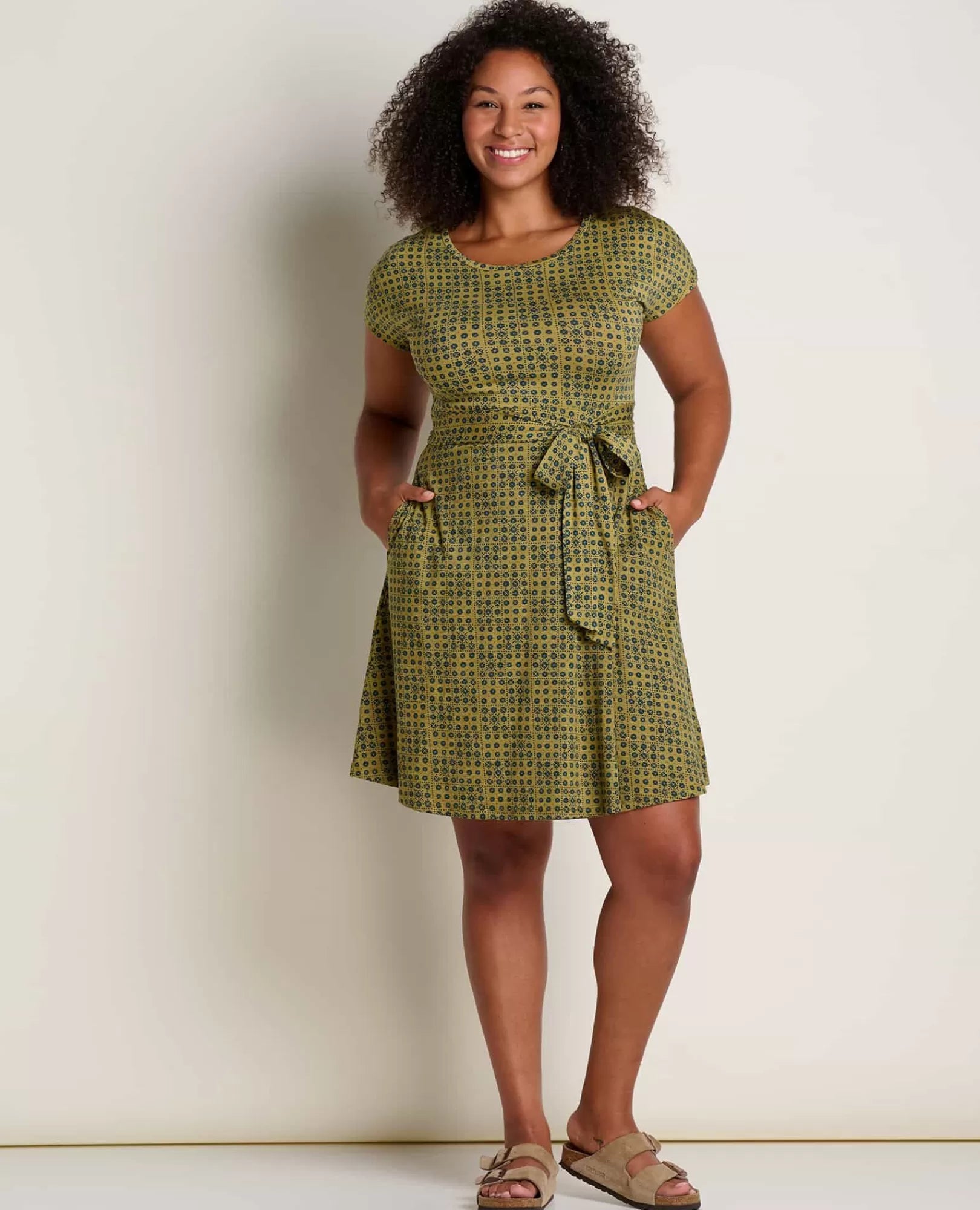 Cheap Cue Wrap Short Sleeve Dress