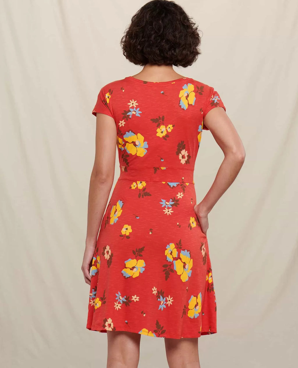 Cue Wrap Short Sleeve Dress