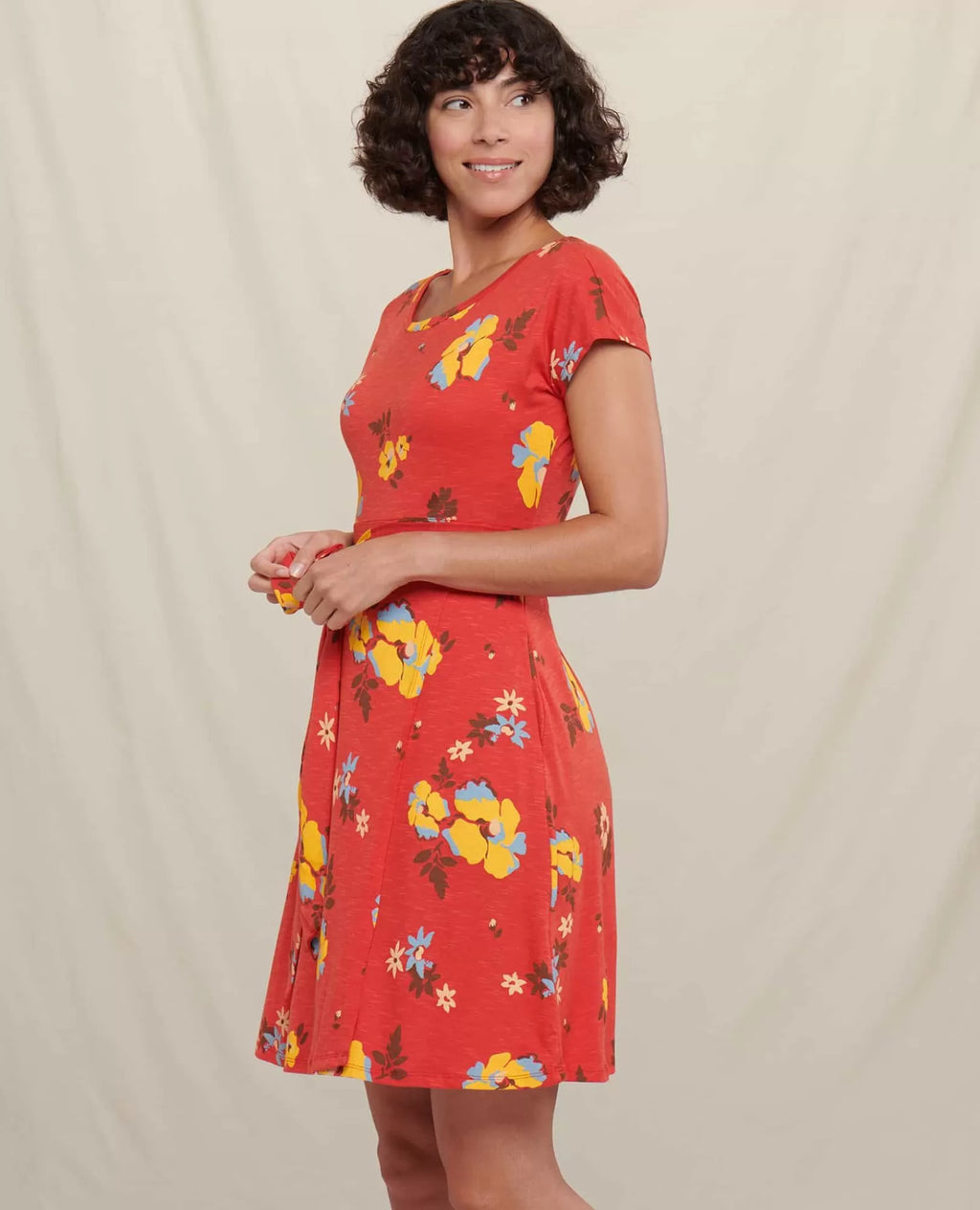 Cheap Cue Wrap Short Sleeve Dress