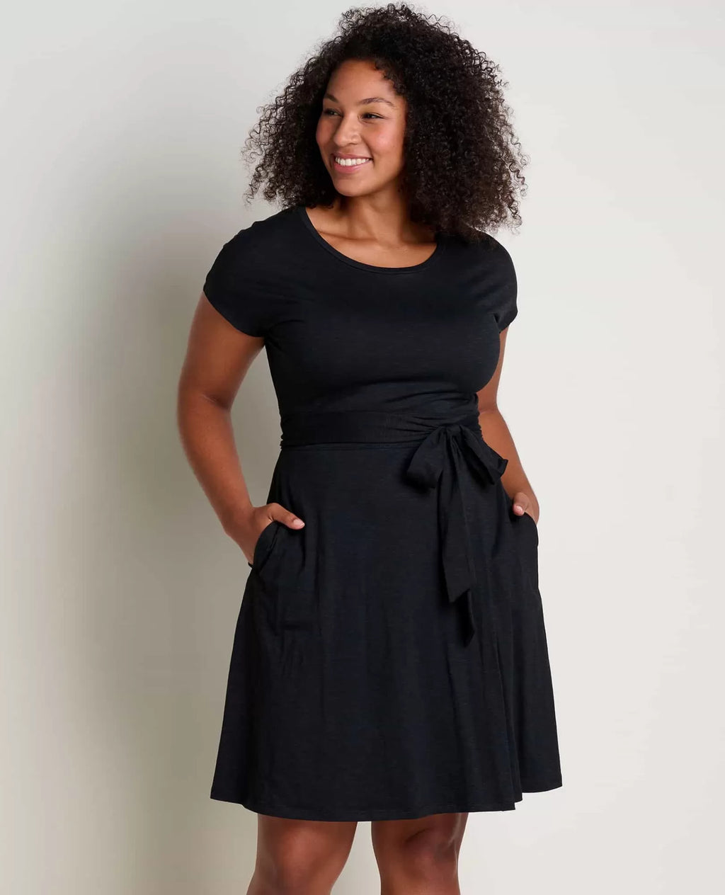 Cue Wrap Short Sleeve Dress