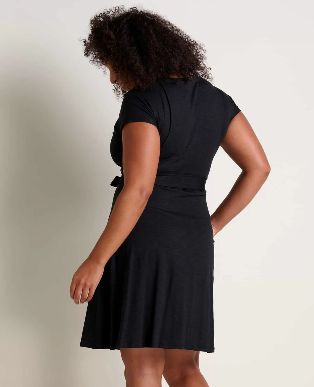 Cue Wrap Short Sleeve Dress