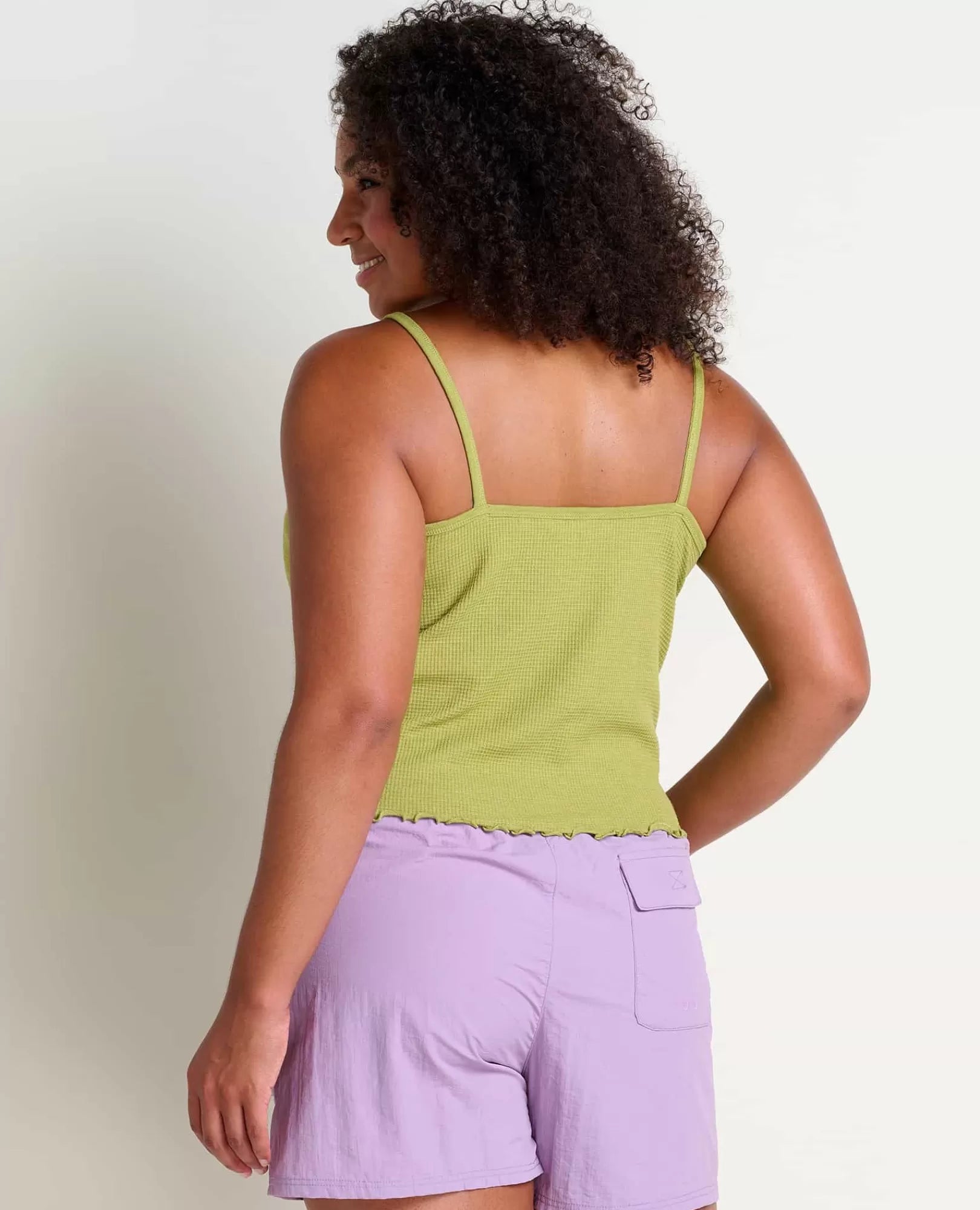 Women’s Ribbed Spaghetti Strap Tank Top