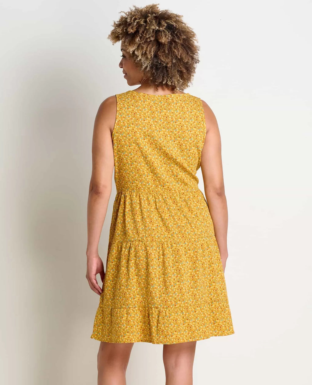Manzana Tiered Sleeveless Dress