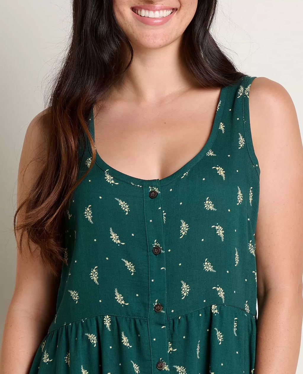 Manzana Tiered Sleeveless Dress