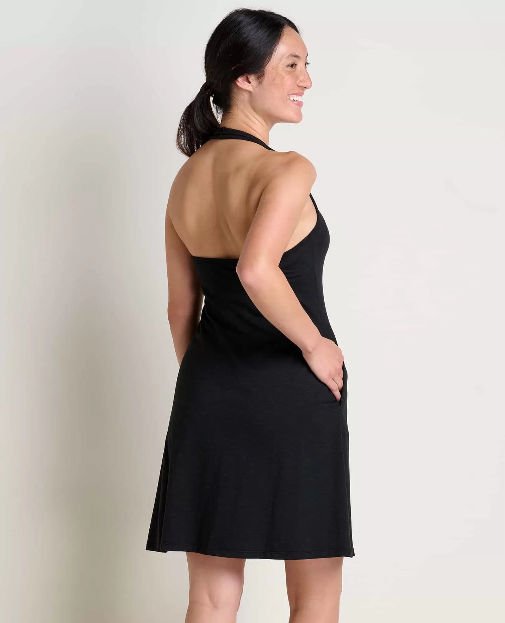 Plumeria Halter Dress