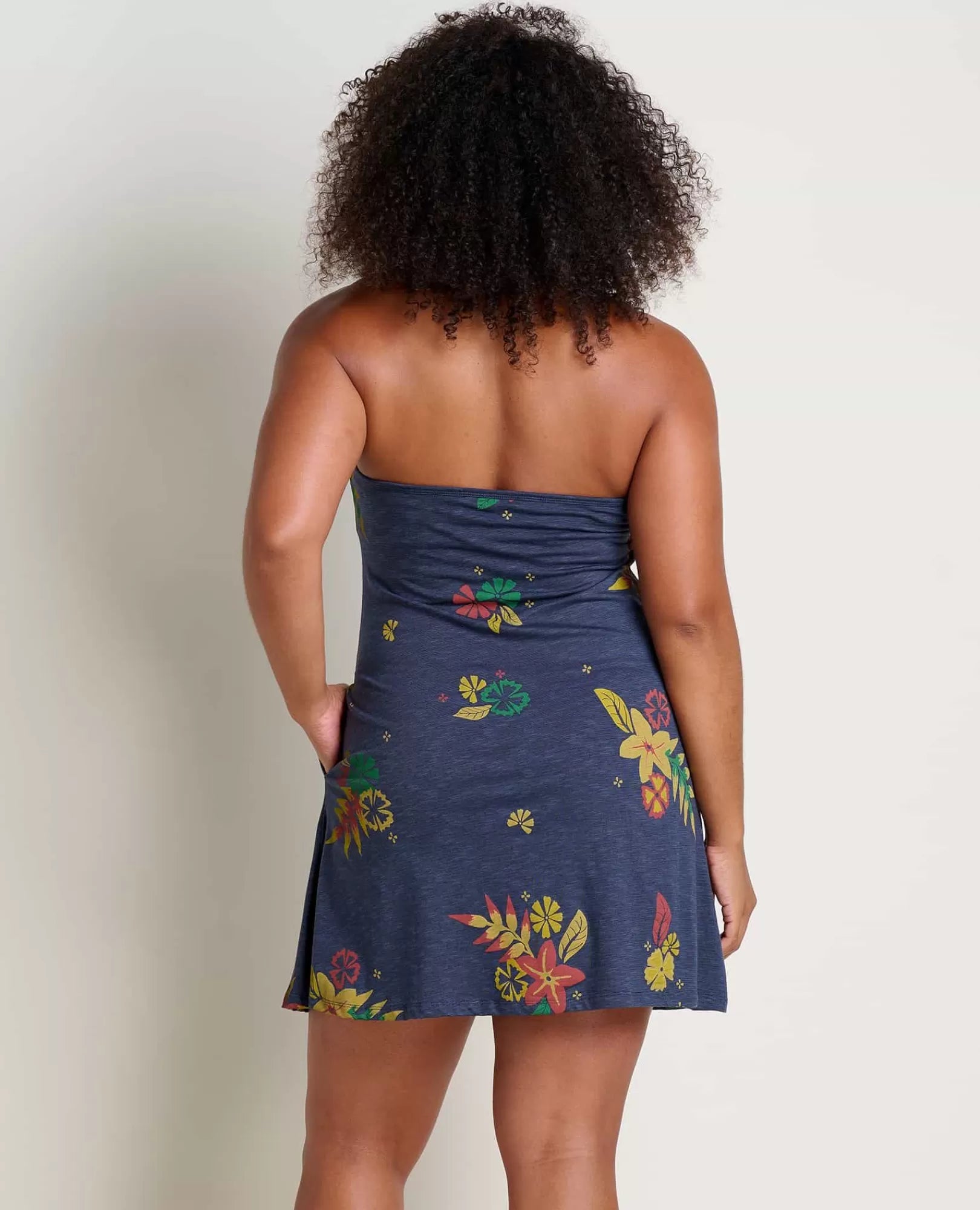 Plumeria Halter Dress