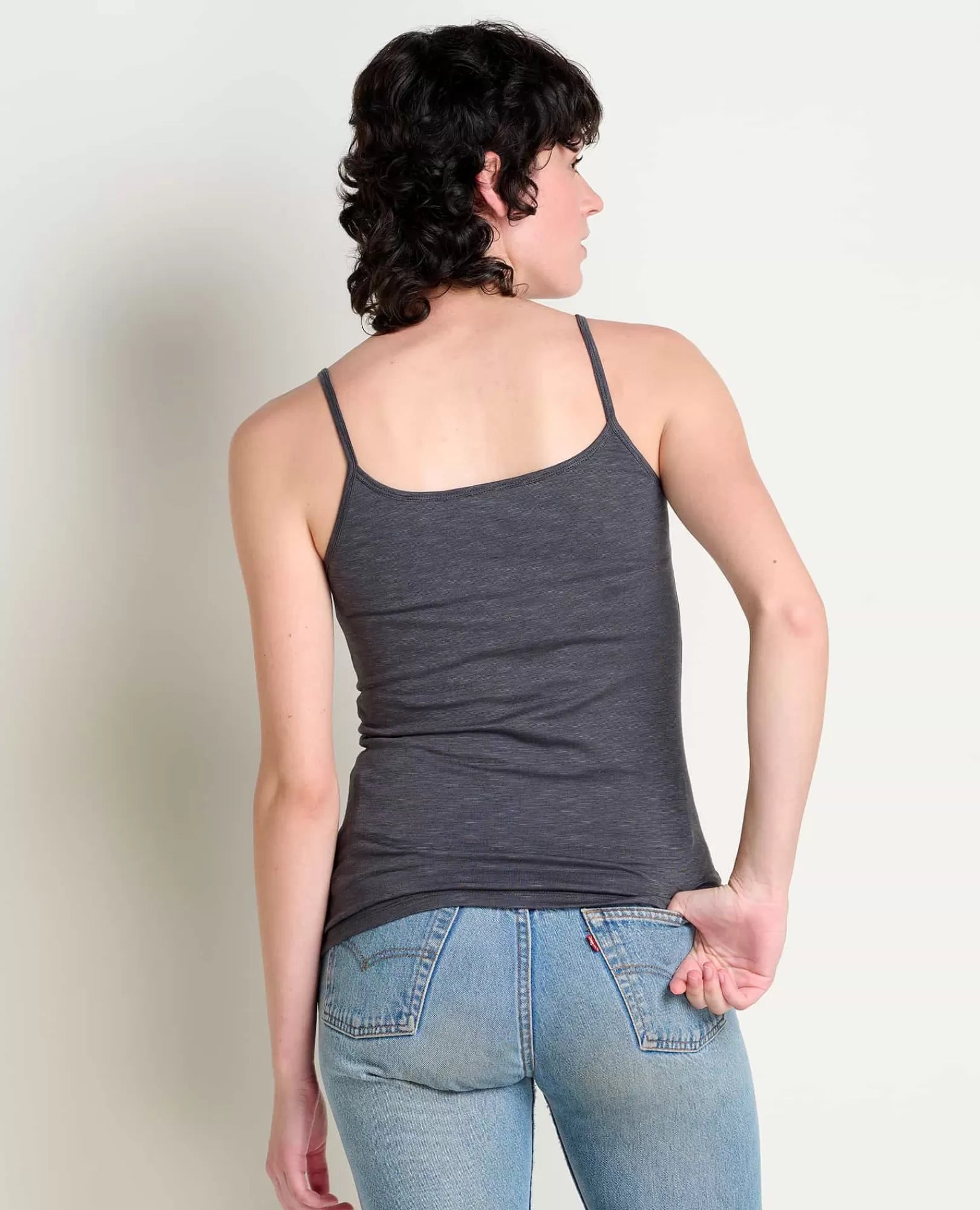 Women's Slim-Fit Spaghetti Strap Cami Tank Top