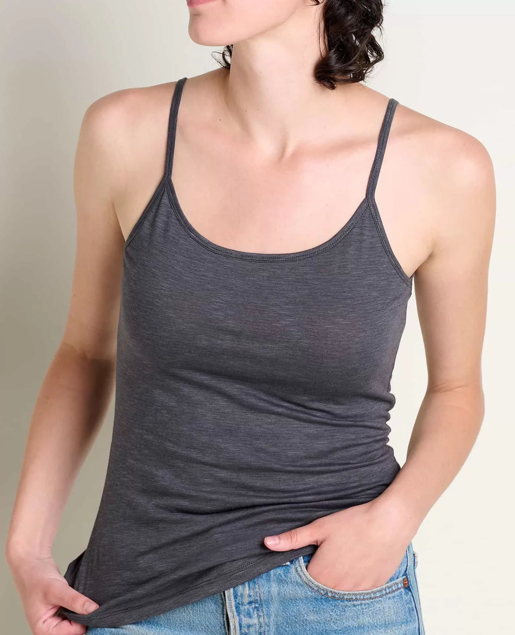 Women's Slim-Fit Spaghetti Strap Cami Tank Top
