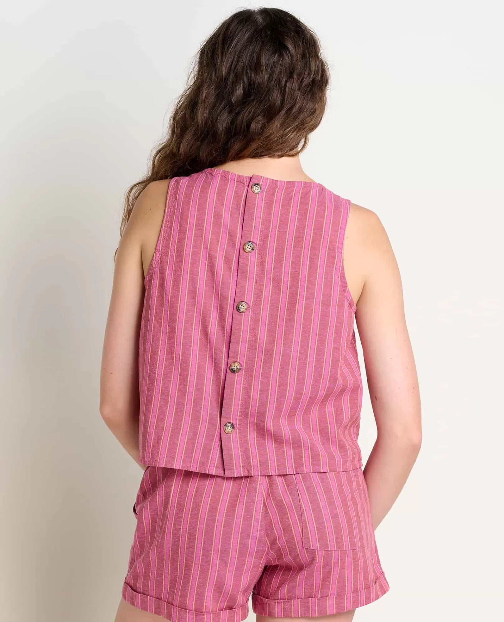 Taj Hemp Button Back Tank Ii
