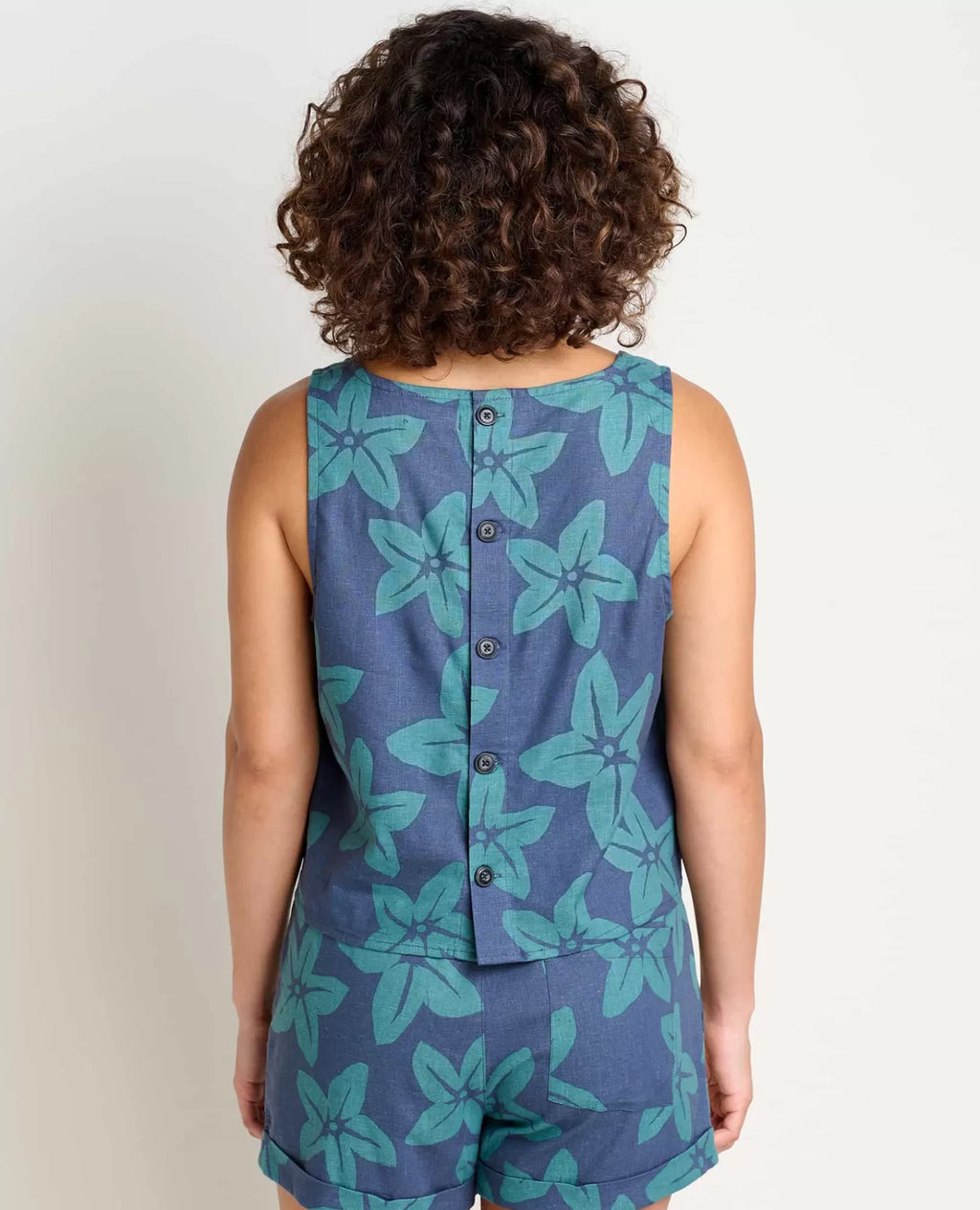 Taj Hemp Button Back Tank Ii